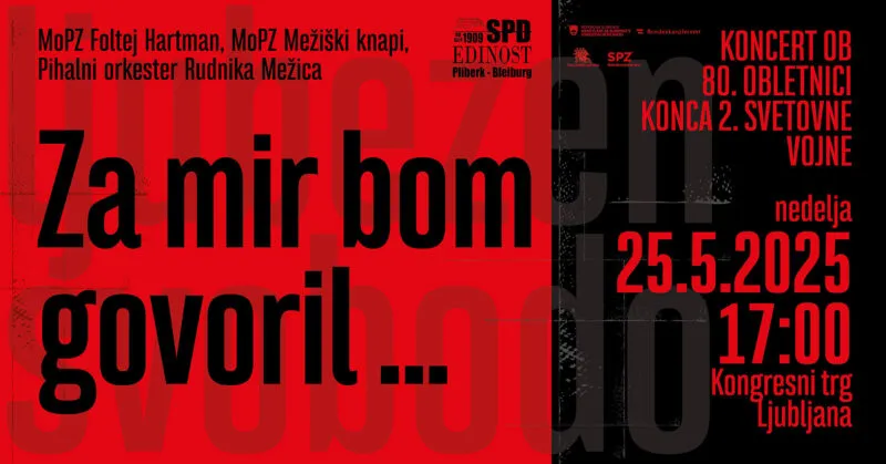 Povzava k prispevku: Ljubljana:  For peace I will speak …